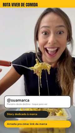 Story dedicado com marcação